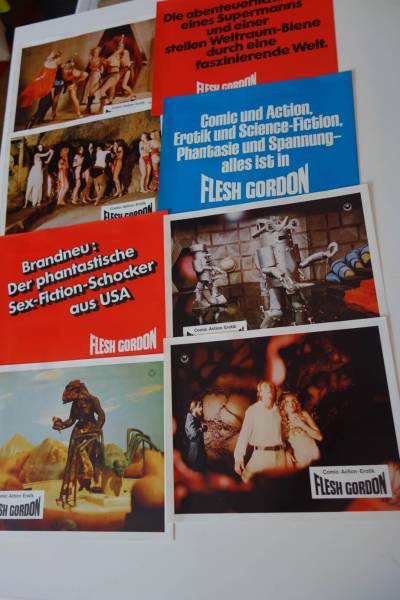 Flesh Gordon originaler deutscher Aushangfotosatz
